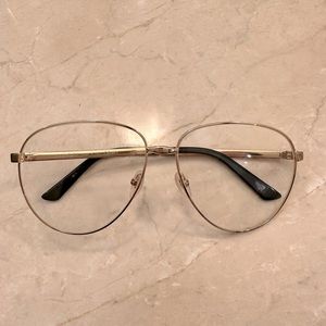 GUCCI AVIATOR UNISEX GOLD FRAME GLASSES